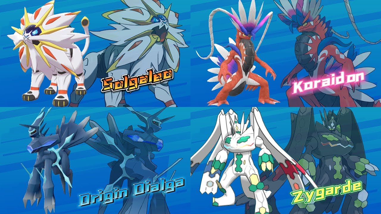 NEW All Legendary Pokémon | Gen1 – 9 | Full Pokedex | 4K