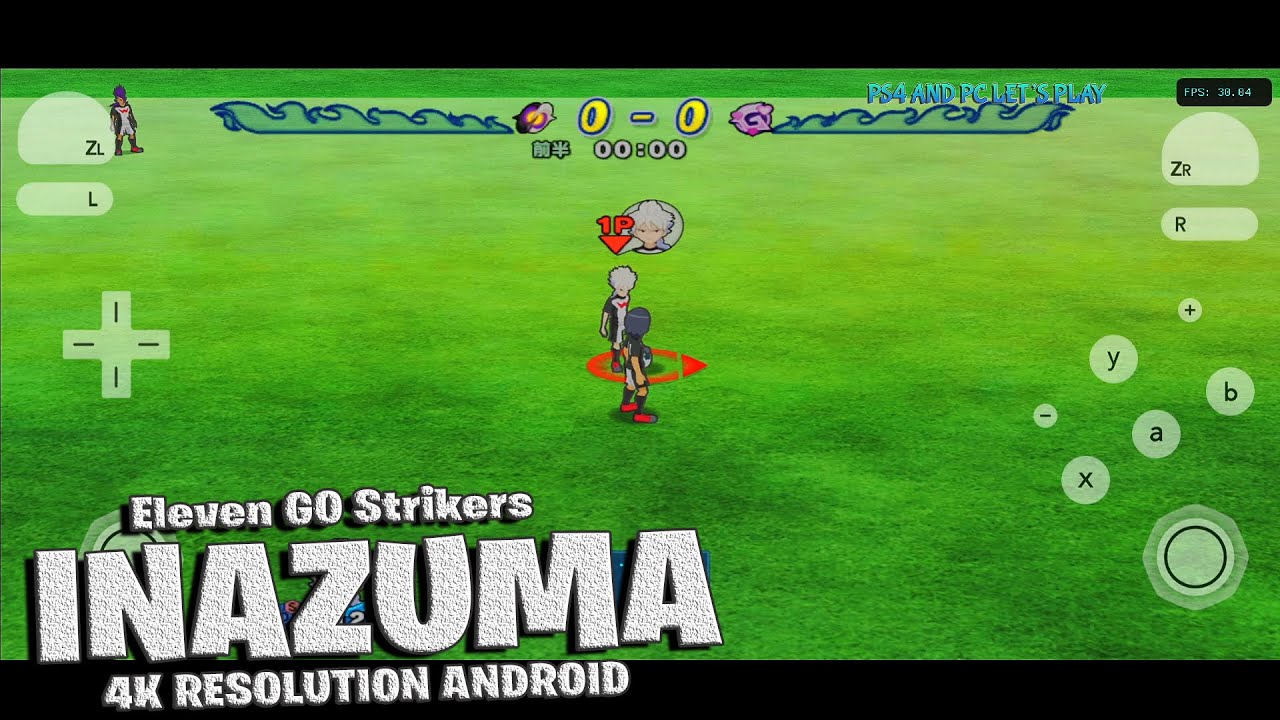 Inazuma Eleven GO Strikers 2013 Android 4K Gameplay - Ps4 and PC lets play