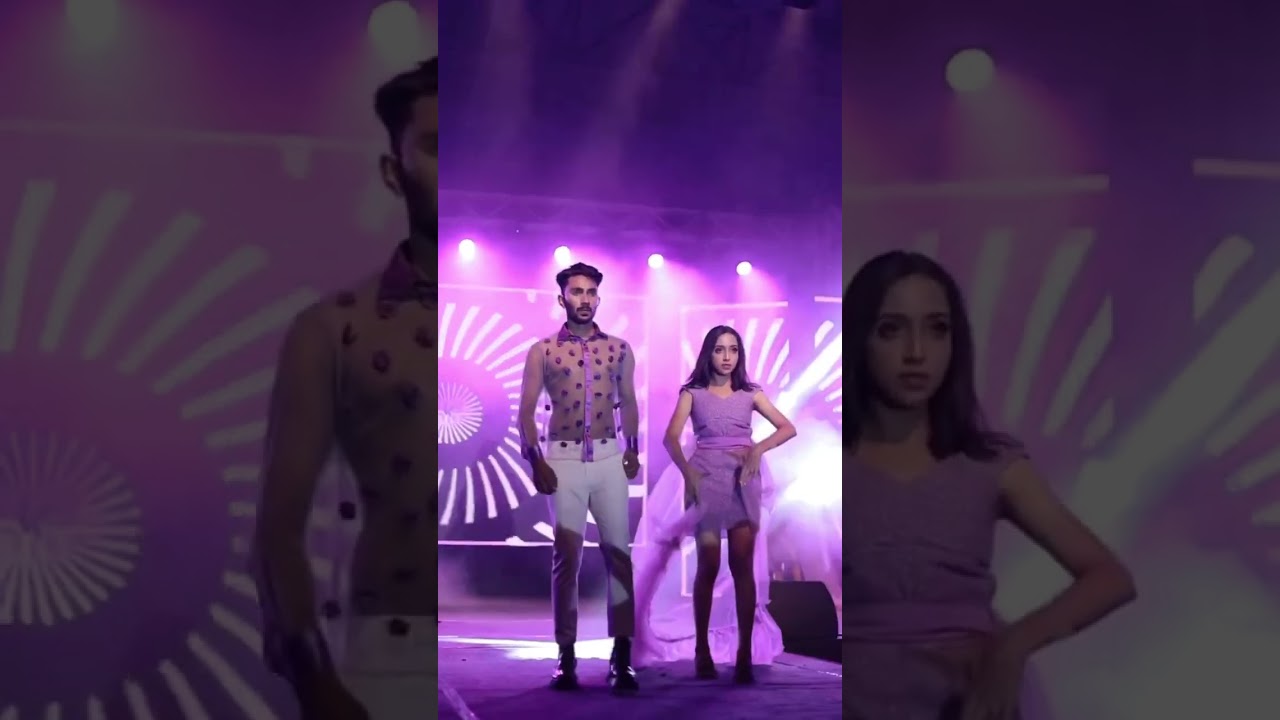 Couple Round&hellip;..💜 #rampwalk  #fashion #fashionshow show #modeling #model