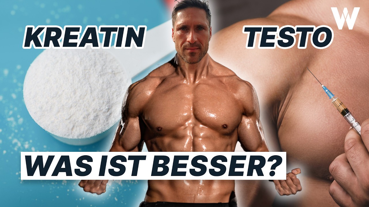 Kreatin vs. Testosteron: Was bringt mehr für den Muskelaufbau?