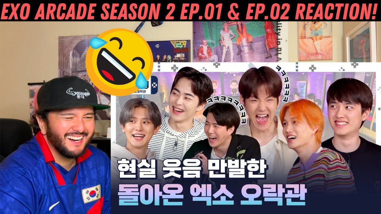 EXO Arcade Season 2 EP.01 & EP.02 Reaction!