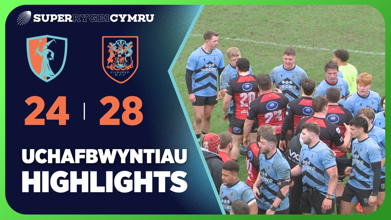 Uchafbwyntiau Aberafan v Caerdydd | Aberavon v Cardiff Highlights | Super Rygbi Cymru | S4C