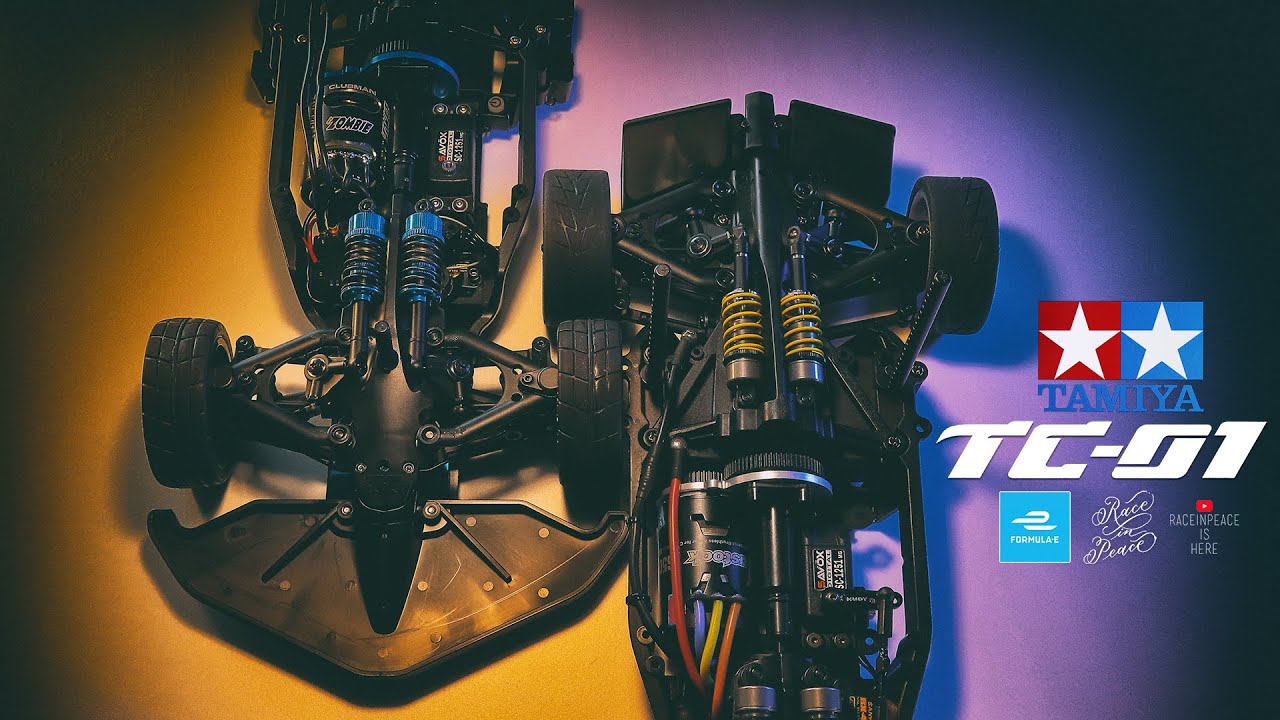 TAMIYA TC-01 FORMULA E CLOSE-UP VIEW (HD)