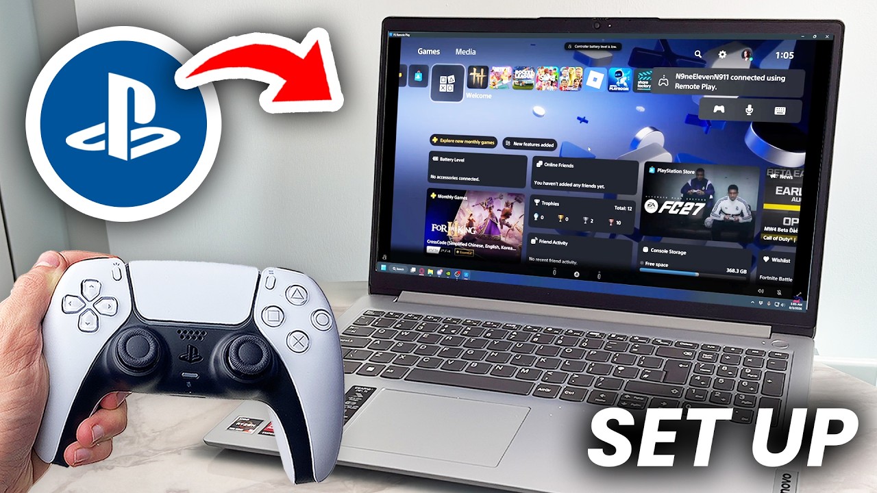 How To Setup & Use PS5 Remote Play On PC - Tutorial