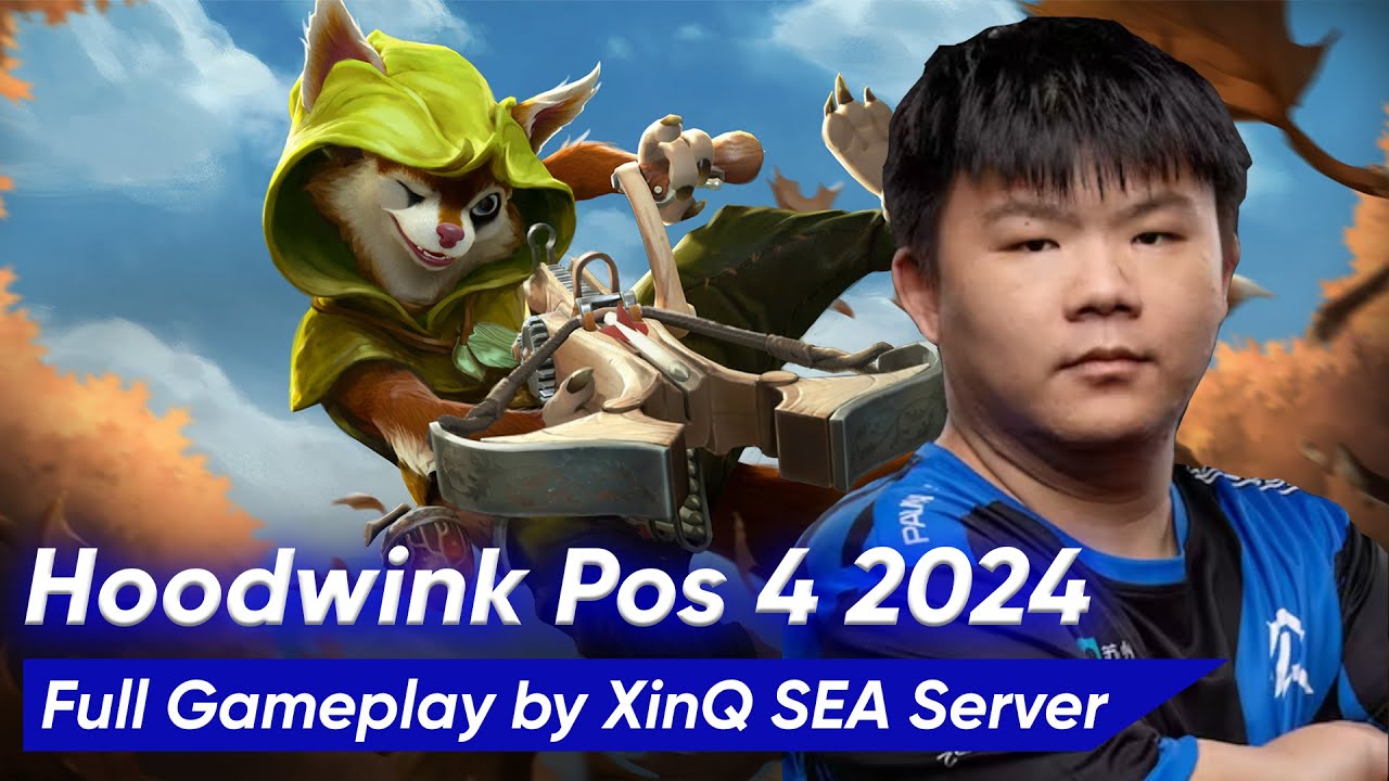 XinQ Hoodwink Soft Support 7.35b | Dota 2 2024 Pro Gameplay