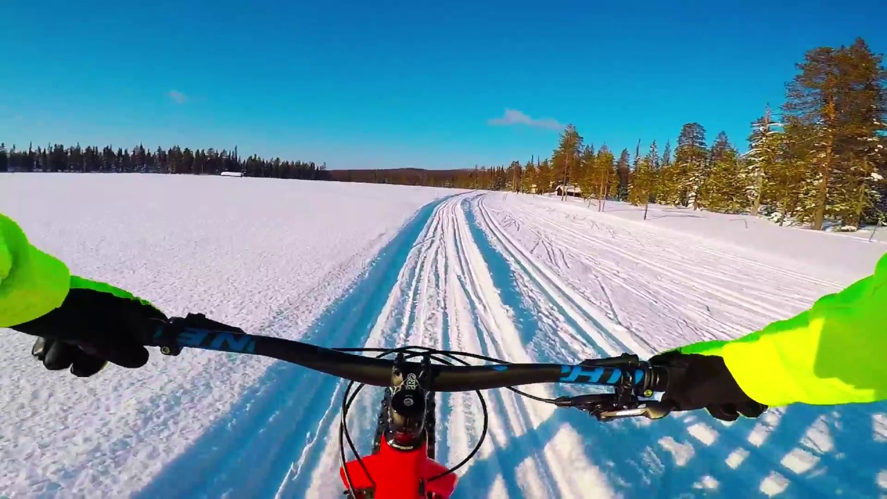 Fatbiking in Ylläs 4.3.2017