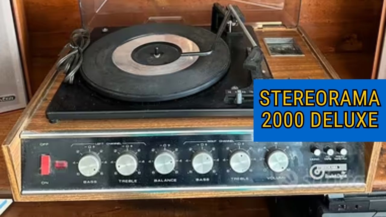 Cosa fare se il Giradischi non gira? Stereorama Deluxe 2000 no audio | non funziona | vintage
