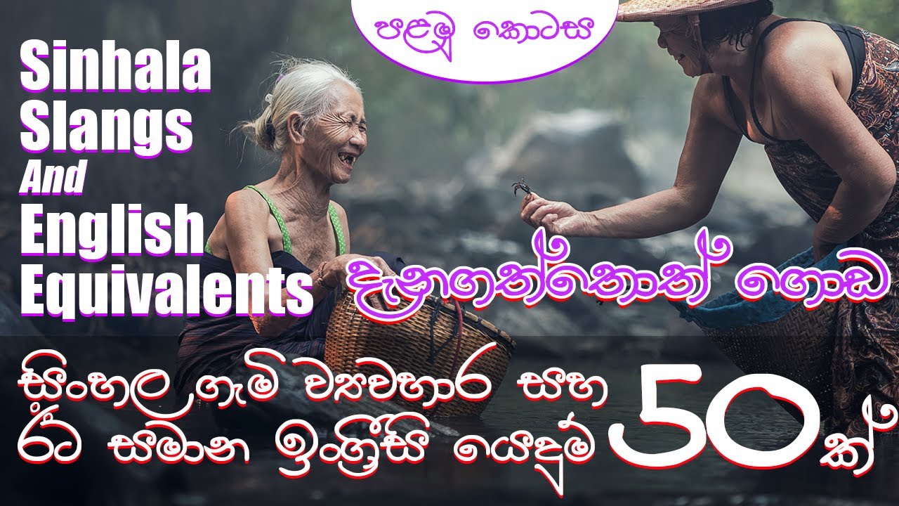 Spoken English in  Sinhala | Idiomatic / Slangs | # 27 | SUK  International English Academy
