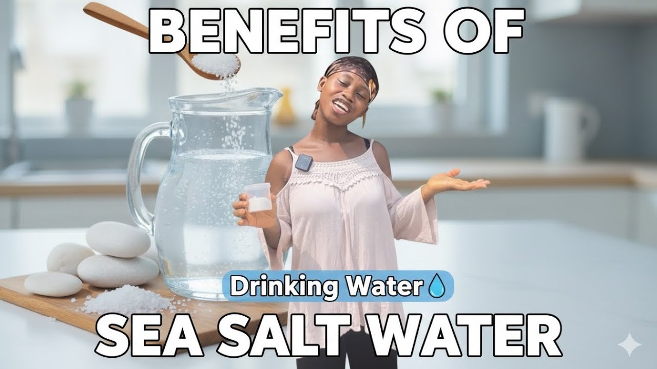 Benefits of Adding Sea Salt to Our Drinking Water 💦
