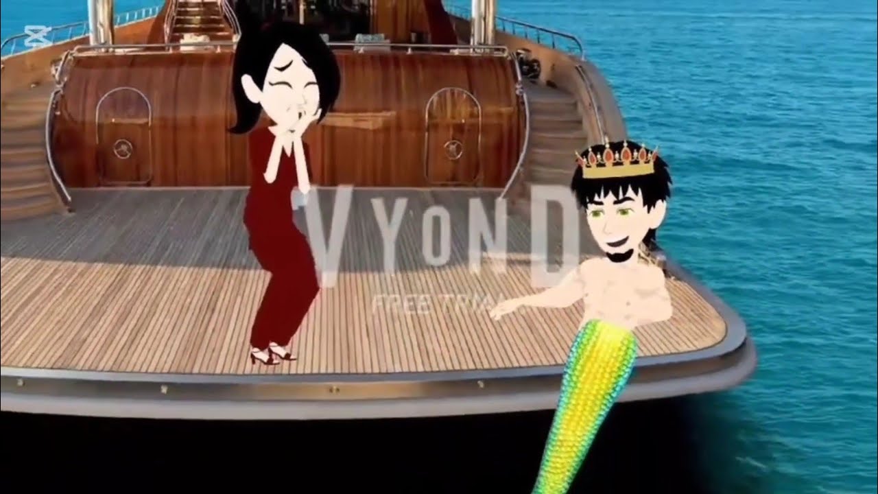 حورية البحر // تصميمي// وقت غروب الشمس واقف على البحر بعيد ❤️😘🦋