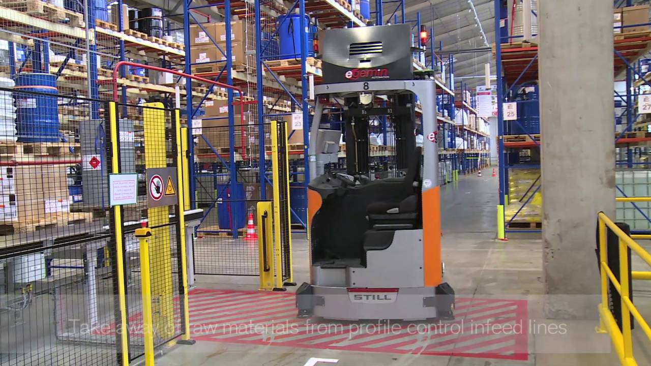 Dematic HYBRID AGV for STILL warehouse trucks - Dematic AGV solutions for FM-X and MX-X trucks