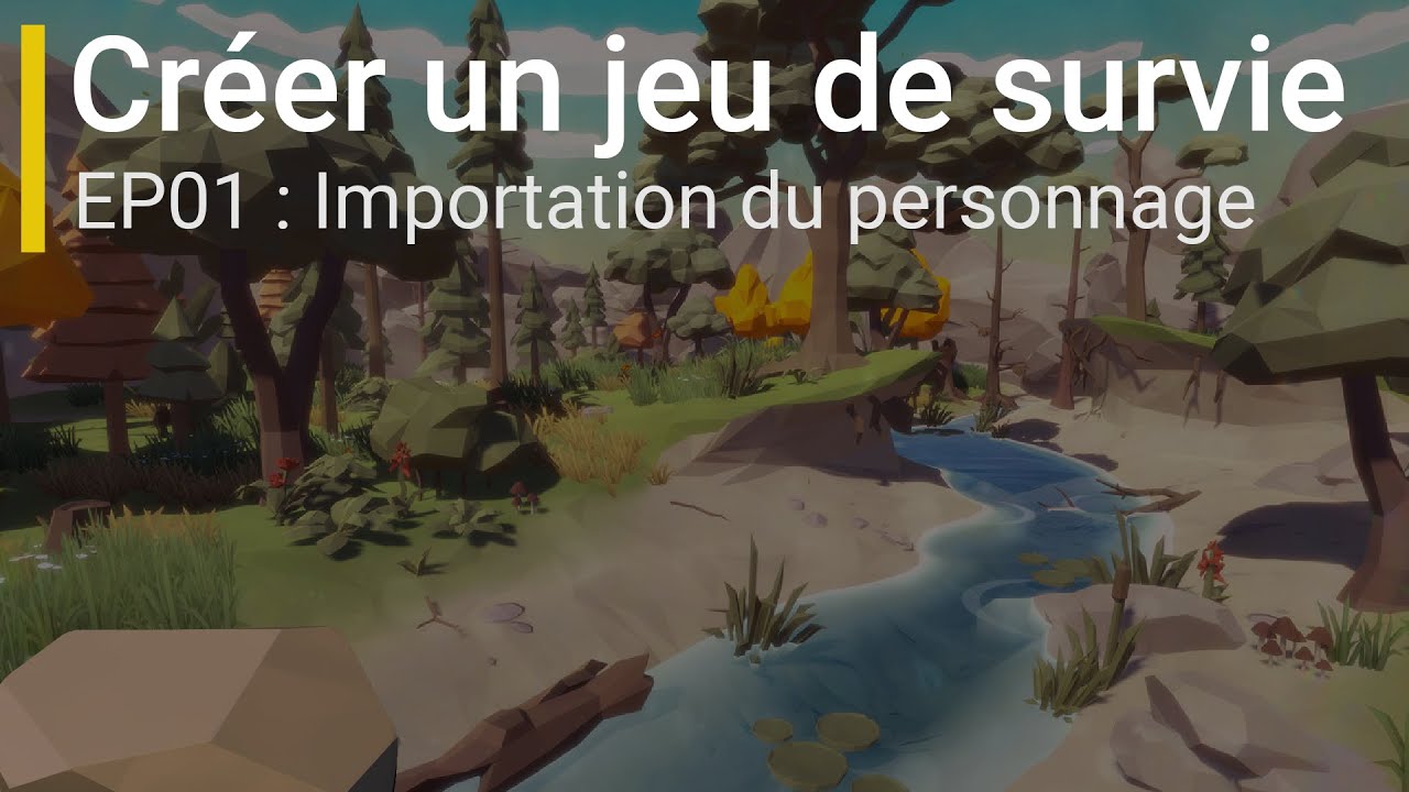 Créer un jeu de survie avec Unity (EP01 : Importation du personnage)