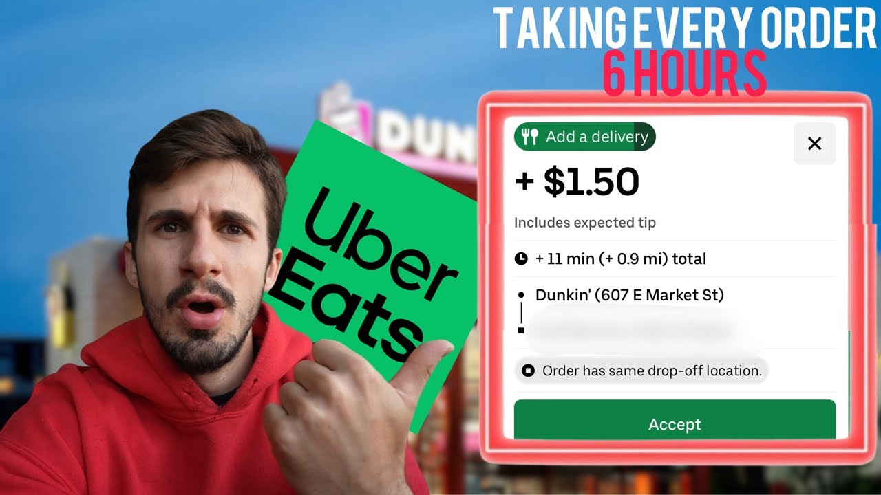 Taking Every Uber Eats Order For 6 Hours Straight…