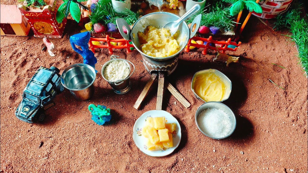 Miniature Ghee Mysore Pak 🪔 | Tiny & Miny’s Deepavali Talk | Mini-Bee’s Kitchen| Diwali 2025