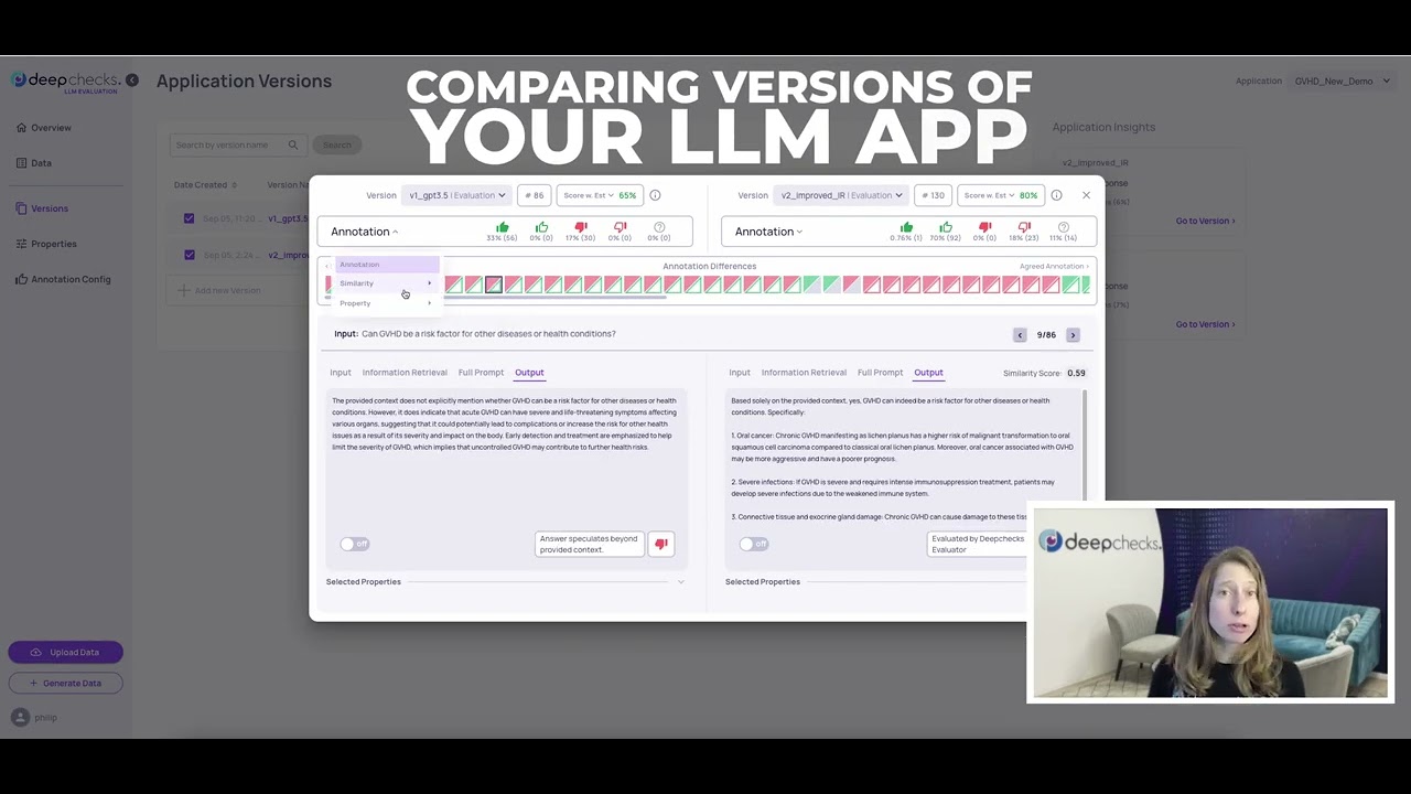 Deepchecks LLM Evaluation | Product Overview