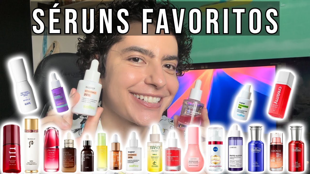 FAVORITOS DO ANO: SÉRUNS 2024 - FORTALECEDORES, CLAREADORES, VITAMINA C, ÁCIDOS, CALMANTES