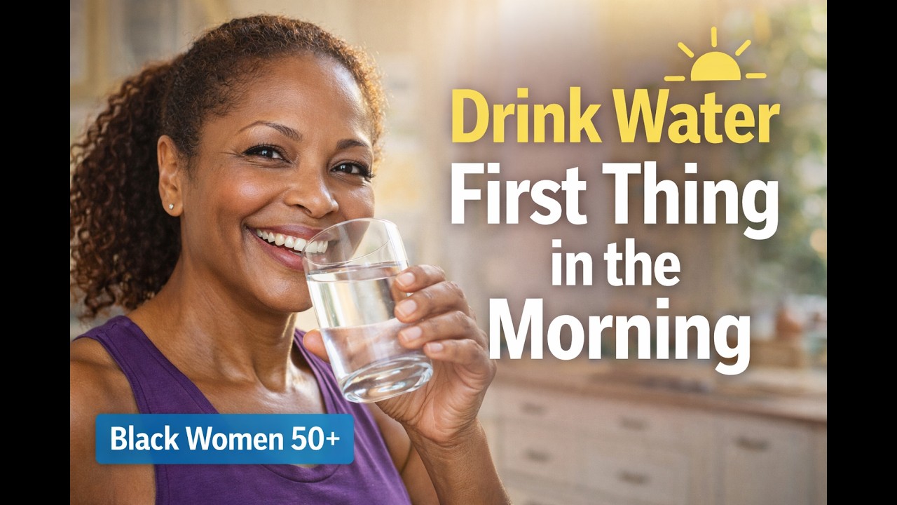 Quick Reminder Drink Water First Thing in the Morning: Black Women 50+