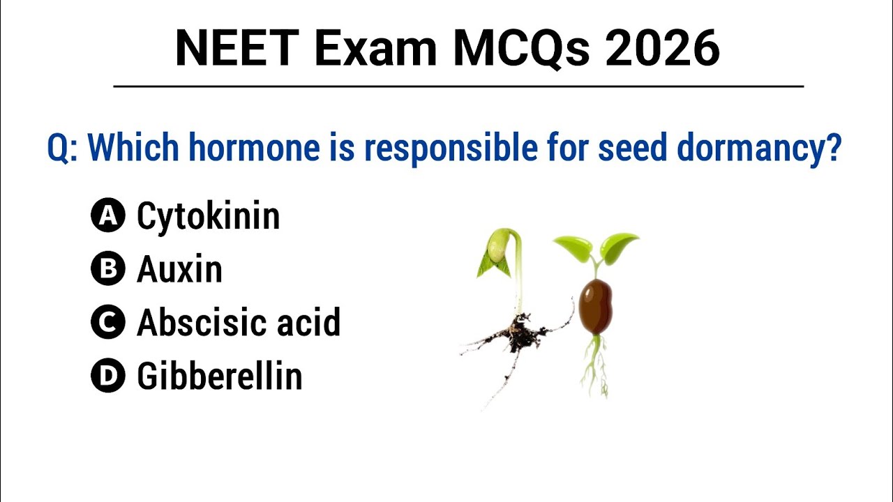 NEET exam MCQ 2026 | neet exam mcq questions | neet Mcq chemistry | neet mcq biology 2026 | neet