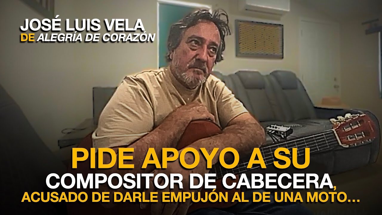 ALEGRÍA DE CORAZÓN EN APOYO A SU COMPOSITOR DE CABECERA, ACUSADO DE DARLE EMPUJÓN AL DE UNA MOTO…