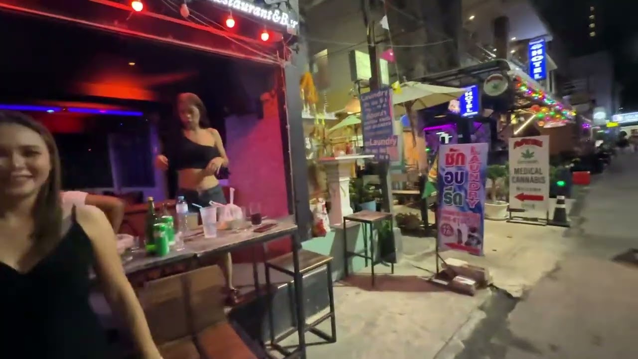 Soi Bintabaht Walking Street Hua Hin Thailand 14 May 2025