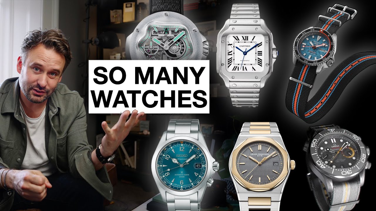 Больше НОВЫХ часов: Seiko, Cartier, Omega, Hublot