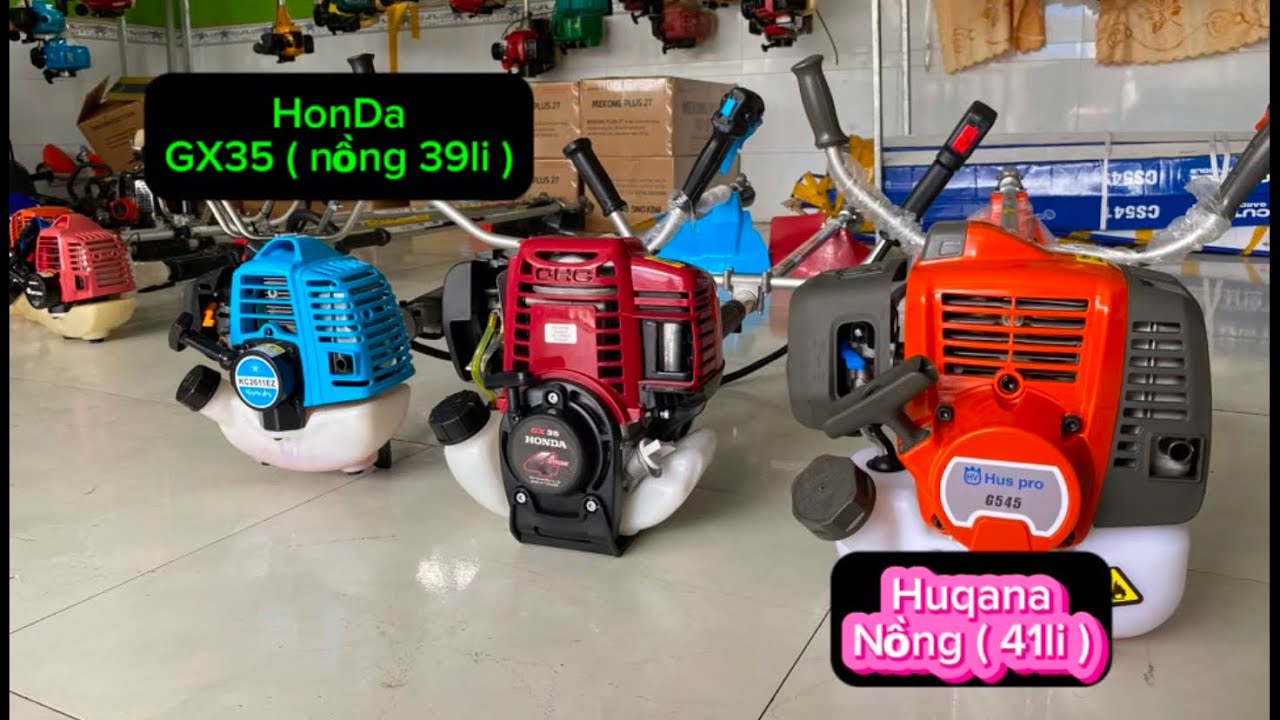 Máy cắt cỏ “ Hàng Nhật Bãi ” GX 35 và Huqana chuyên cắt cước ☎️0843.409.201