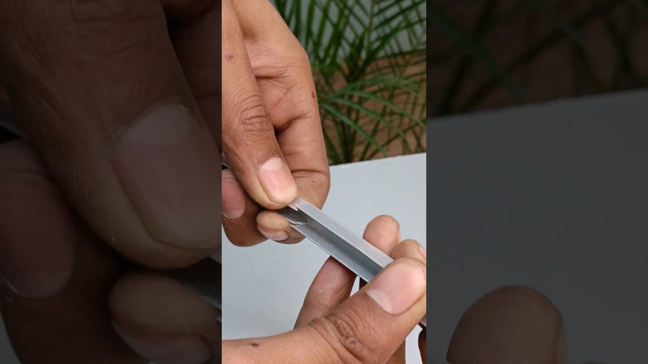 90° aluminium profile cut 
