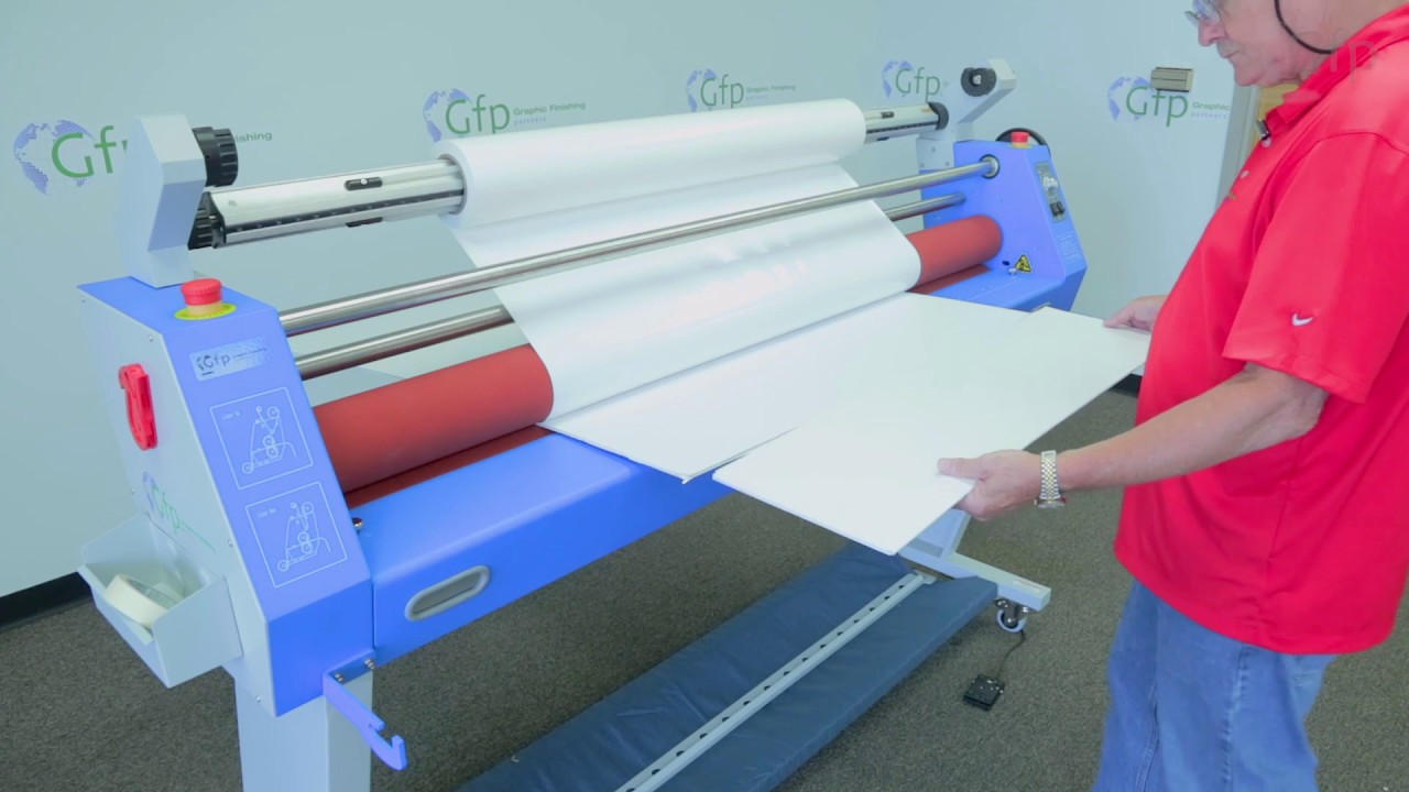 Gfp 200 Series Applications - Pre-Coating Mounting Boards