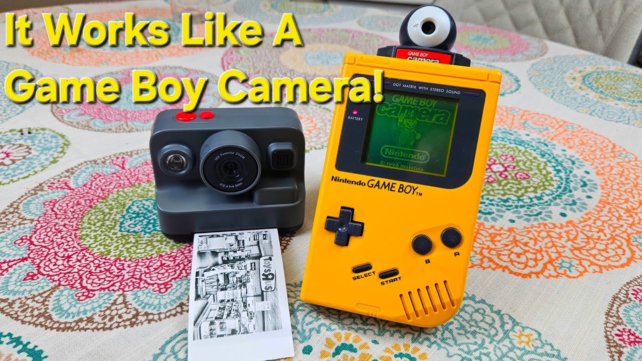 This Camera Works Like the Game Boy Camera & Printer! | RA2