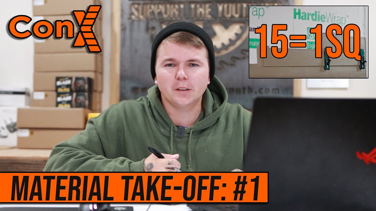 Material Takeoff Tips #1: Figuring Studs, Sheathing, Siding, Roofing and More!
