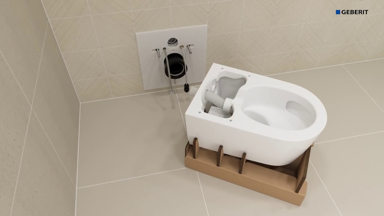 Geberit AquaClean Sela - Εγκατάσταση