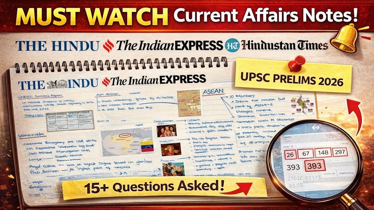 13 January Daily Current Affairs : 5 Most Important Topics of the Day