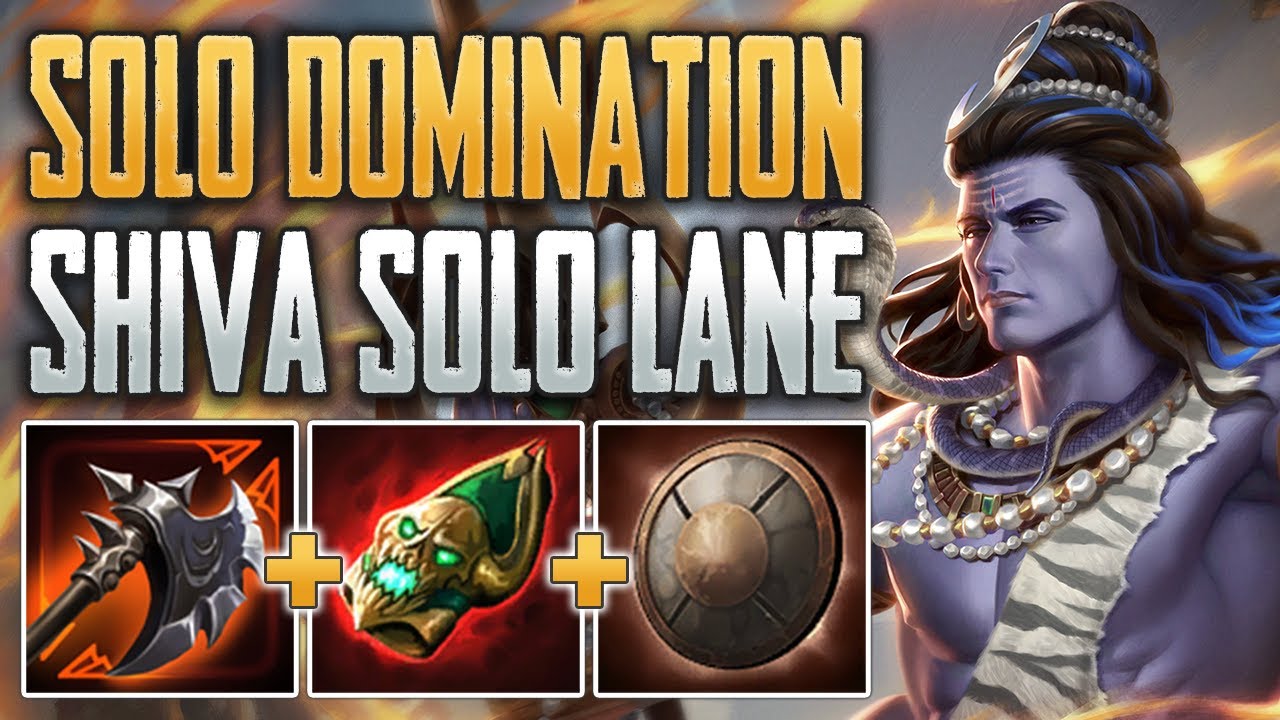 THIS DAMAGE IS DISGUSTING! Shiva Solo Gameplay (SMITE Conquest)