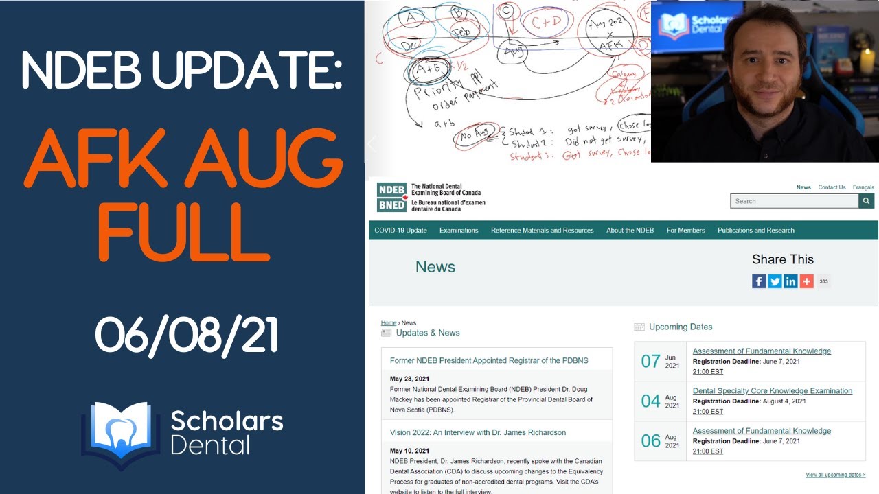 AFK Aug Full & No Additional Exam - June Emails Thoughts & Analysis  | NDEB UPDATE 06/08/21