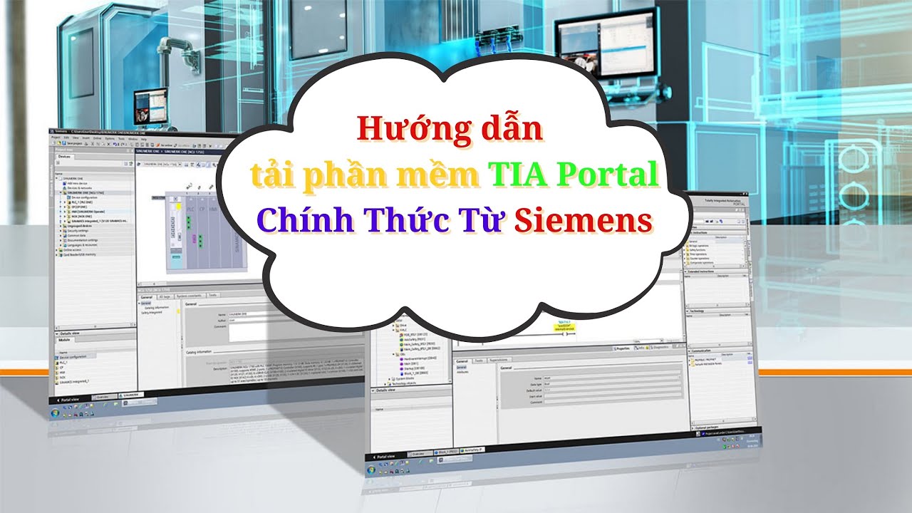 Hướng dẫn tải phầm mềm Tia Portal chính thức từ Siemens, link gốc sạch không kèm quảng cáo