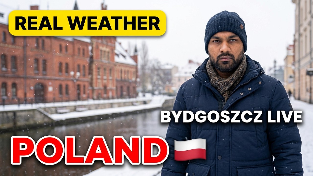 Beautiful weather in Bydgoszcz, Poland🇵🇱 #poland #youtubelive #beautifuldestinations #indianineurope