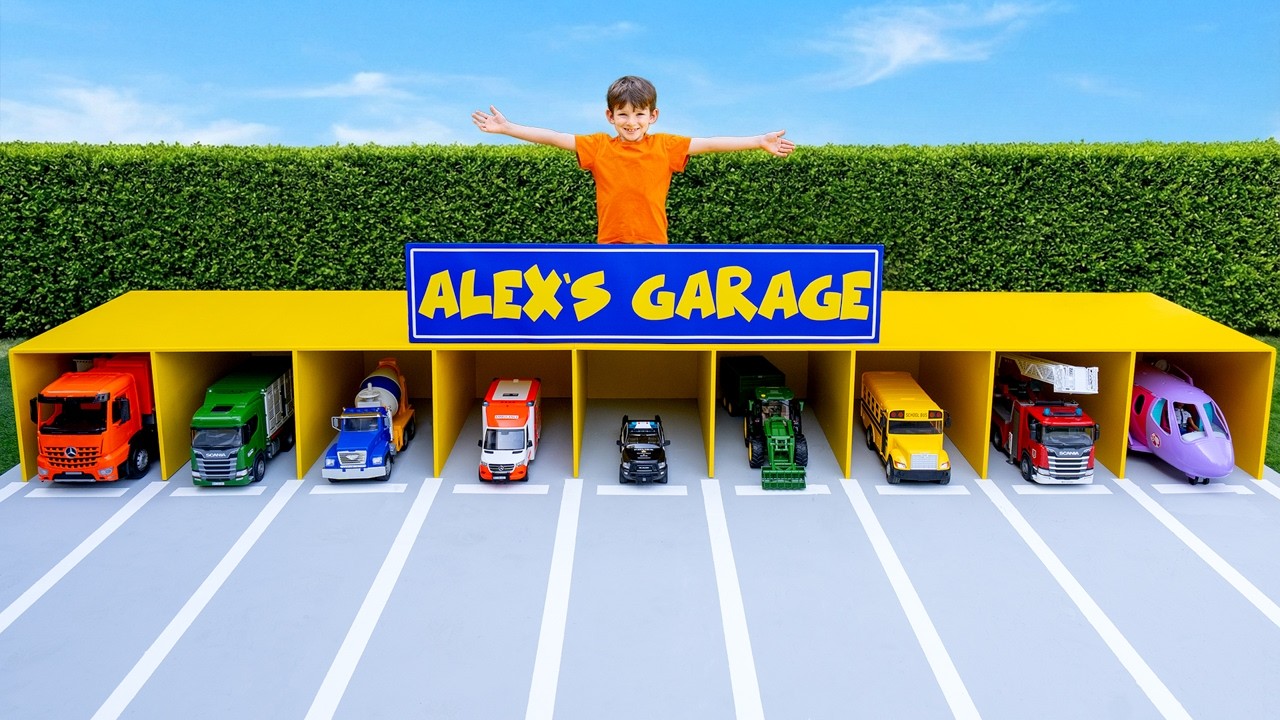 Alex & Dasha: การผจญภัยในโลกของรถยักษ์! 🚛✨ ย่อส่วนรถจริงให้เป็นของเล่น!