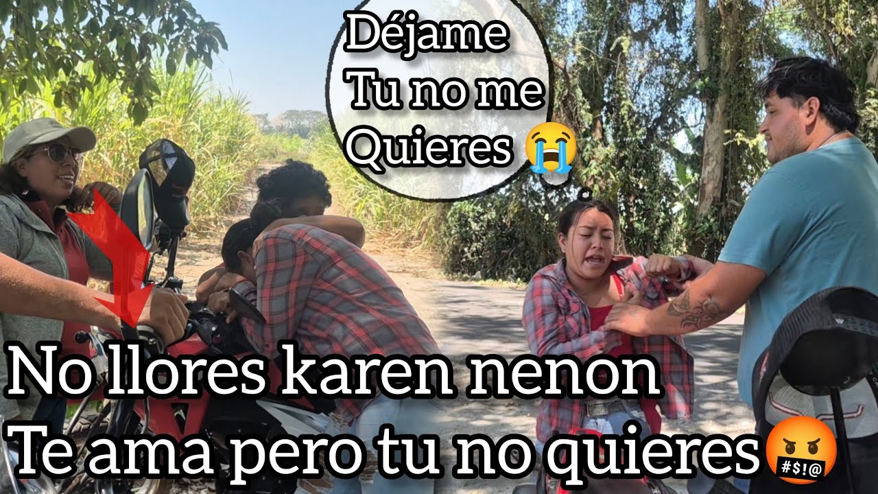 Tremendo pr0bl3m4 en plena calle nenon ase llorar a karen😱nenon me imagino 🤬