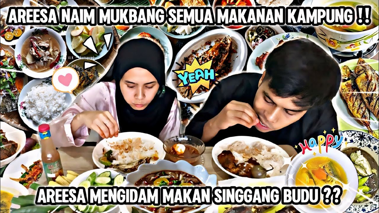 MUKBANG SINGGANG IKAN ULAM BUDU! KECUR LIUR WEH