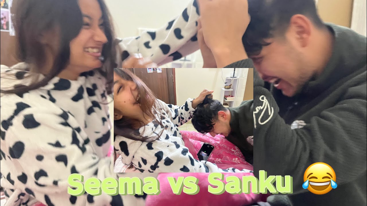 Seema vs Sanku 😂 | Vlog-32