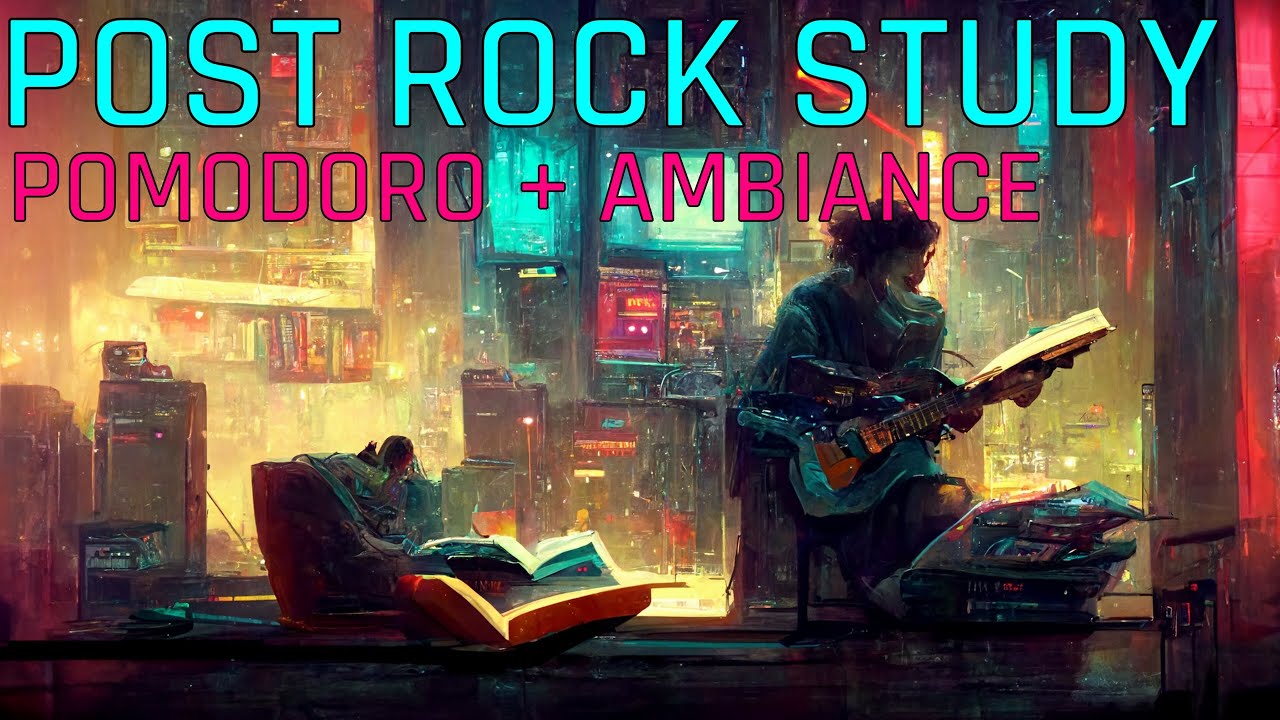 Studying in a Dystopian Future | Post Rock | Study Work Music | Pomodoro