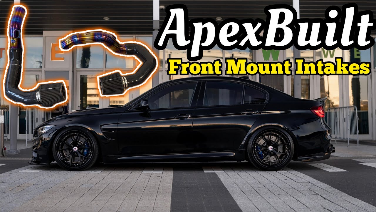 Титановые воздухозаборники ApexBuilt спереди для моего BMW F80 M3!!