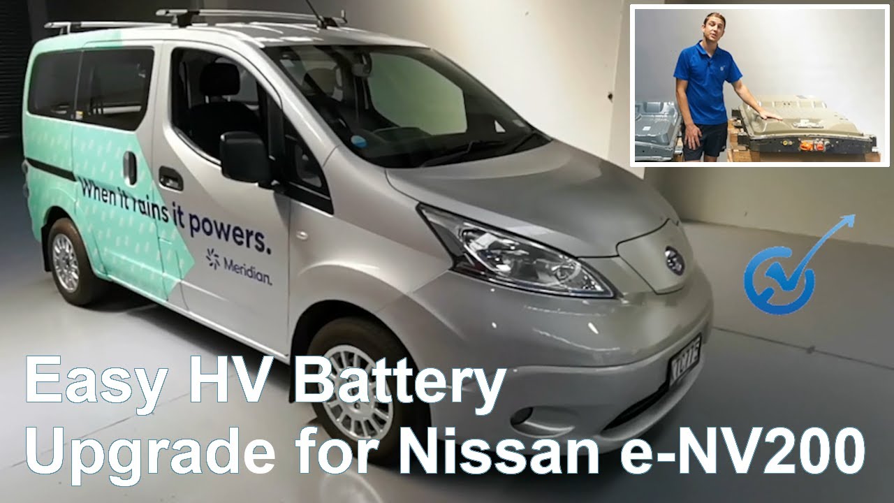 Модернизация высоковольтной батареи для Nissan eNV200 — простая установка.