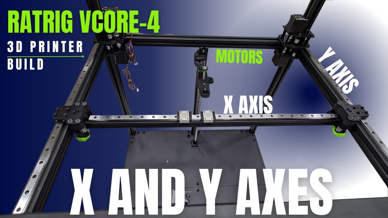 Building a RatRig V-Core-4 IDEX 3D Printer - Part 3: X and Y Axes