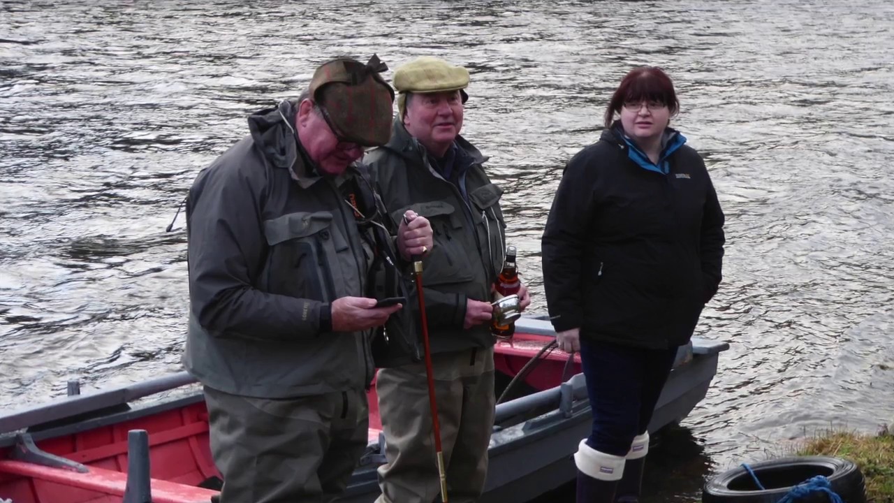 Salmon Fishing Scotland Tay, Perthshire Salmon Opening 2017.