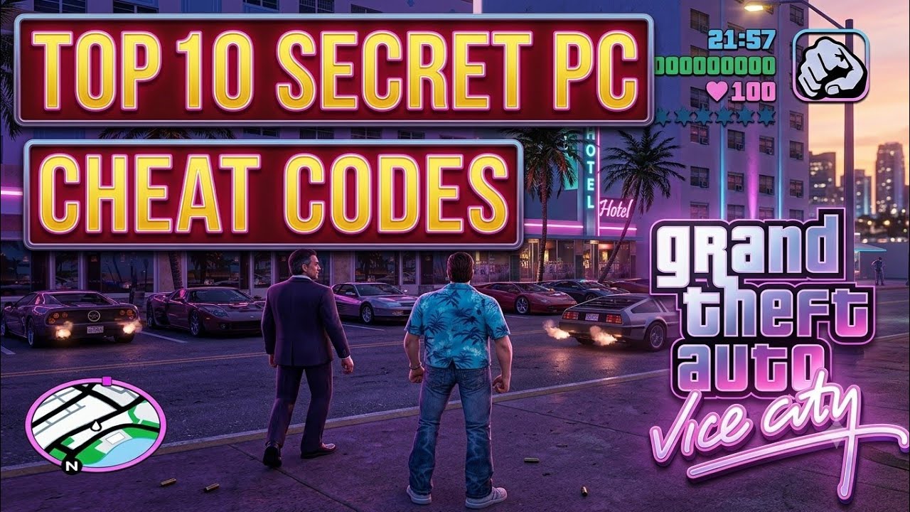 GTA Vice City Top 10 New (2026) Cheat Codes 