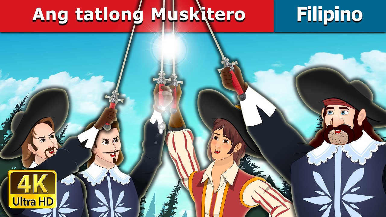 Ang talong Muskitero | The Three Musketeers in Filipino | @FilipinoFairyTales