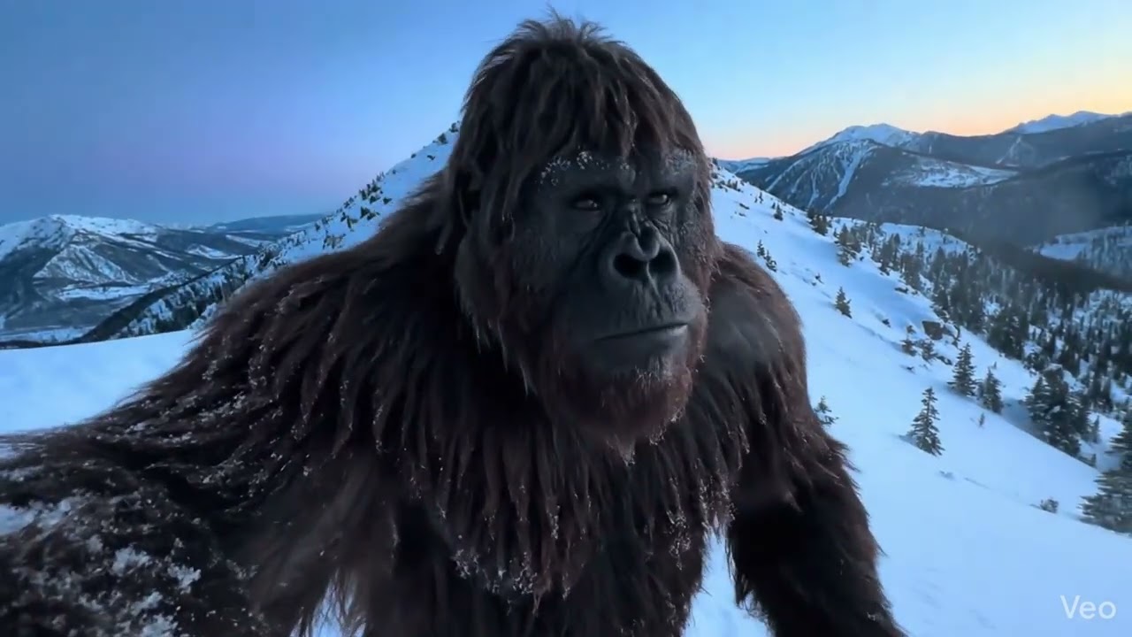 Bigfoot Vlog: Walking a Snowy Ridge at Dusk Until I Found Shelter