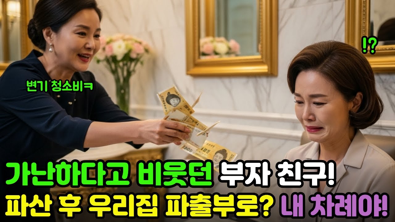 동창회에서 가난하다고 비웃던 부자친구! 파산 후 우리집 파출부로 들어오는데.. 이제 내 차례일까?ㅣ오디오북ㅣ