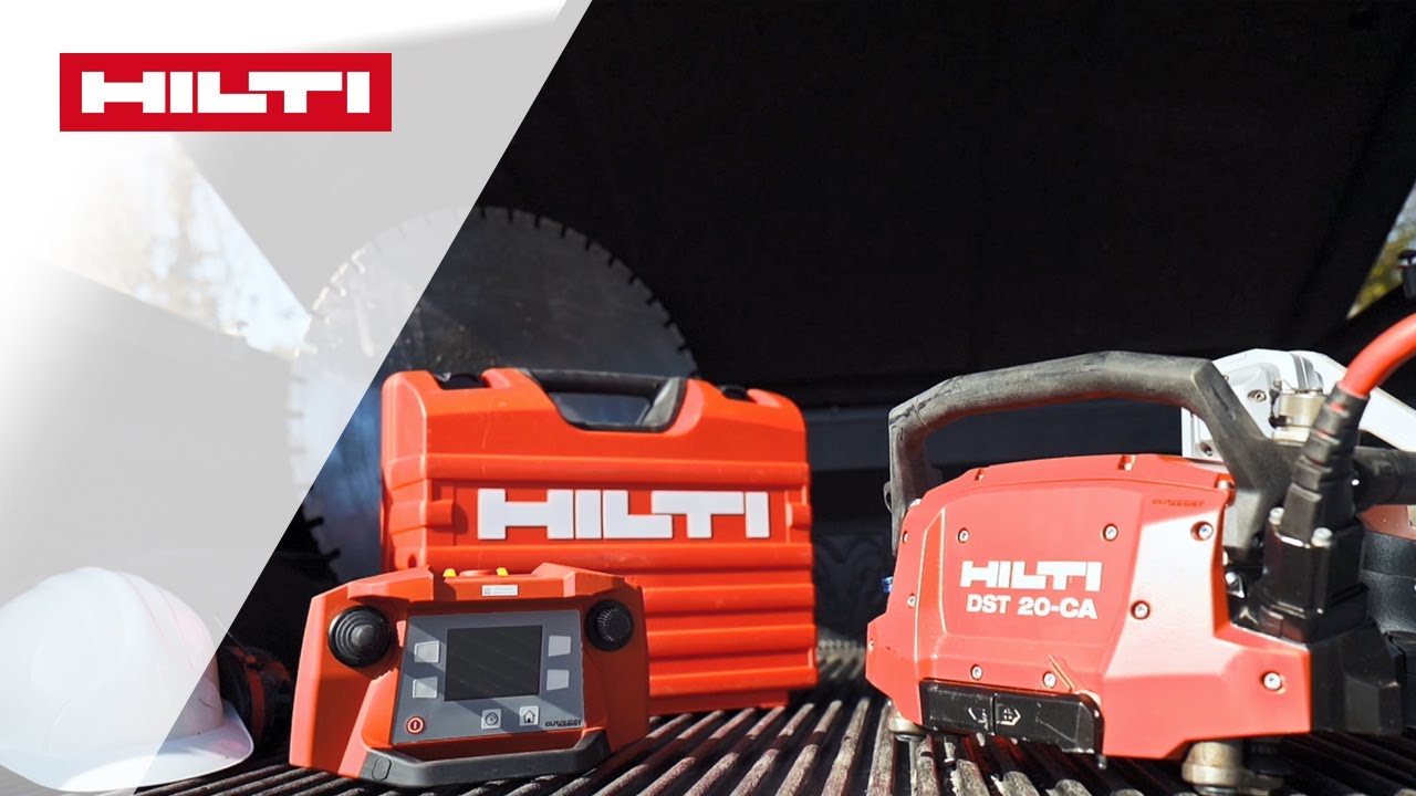 DEMO Brückenabriss mit der Hilti Wandsäge DST 20-CA - Einfache Durchführung dank Hilti Cut Assist